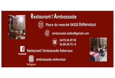 Restaurant l'Ambassade Entrevaux