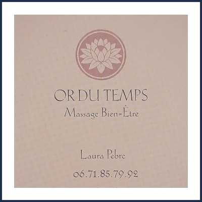 Or du Temps Massages Bien Être