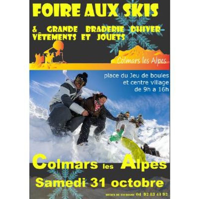 Colmars-Les-Alpes. Foire aux skis et braderie d&rsquo;hiver