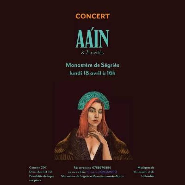 Moustiers Sainte Marie. Concert de AA’IN + invités
