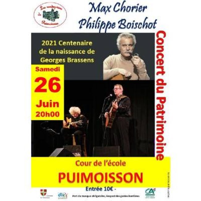 Puimoisson. Concert Hommage à Brassens