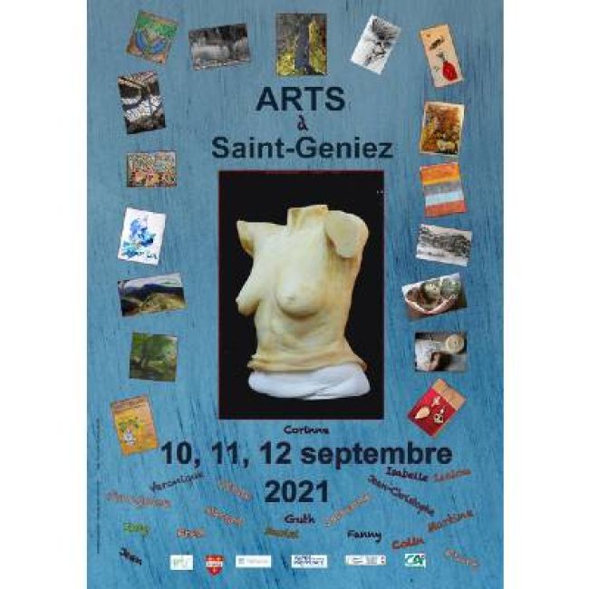 Arts à Saint-Geniez du vendredi 10 au dimanche 12 septembre 2021