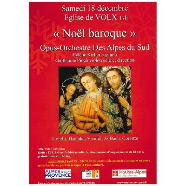 Noël Baroque à l&rsquo;Église de Volx