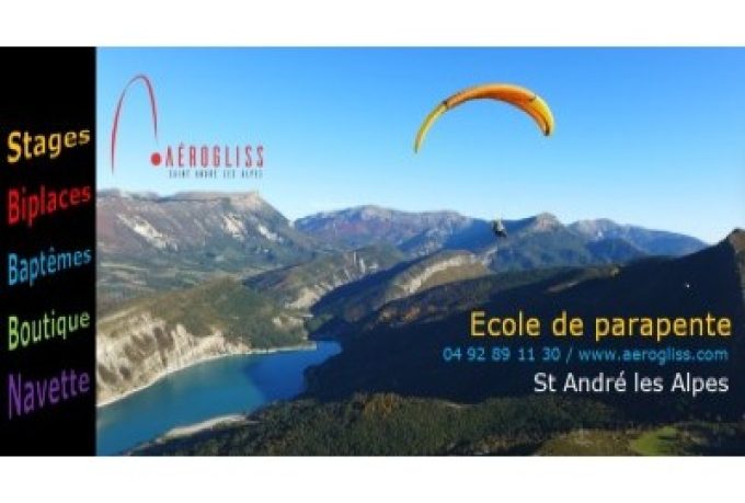 Aérogliss École de Parapente Saint André les Alpes