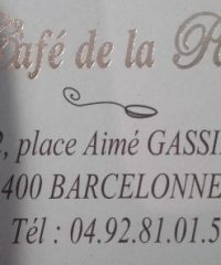 Café de la Paix Barcelonnette