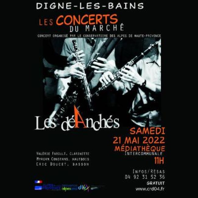 Digne les Bains. Concert : Les Déanchés