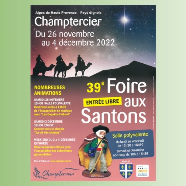 39ème Foire aux Santons à Champtercier