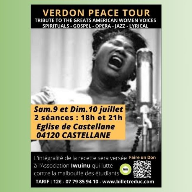 Verdon Peace Tour