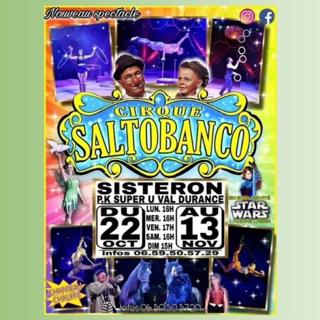 Cirque Saltobanco à Sisteron