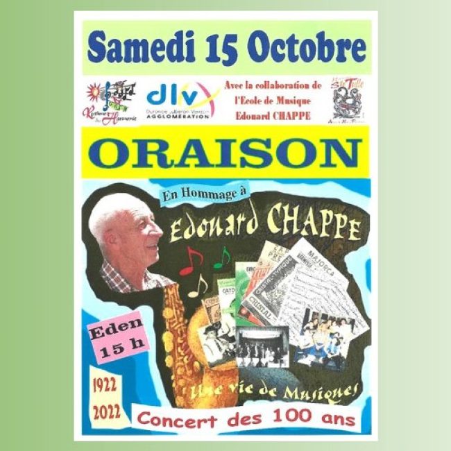 Concert Hommage à Édouard Chappe Oraison