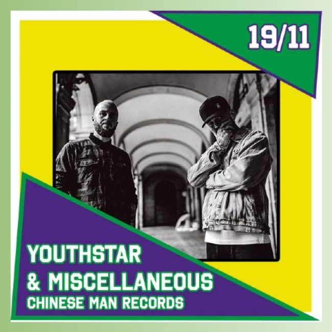 Soirée Chinese man Records avec Rumble + Youthstar &#038; Miscellaneous à Manosque