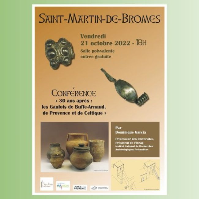 Conférence à Saint Martin de Brômes