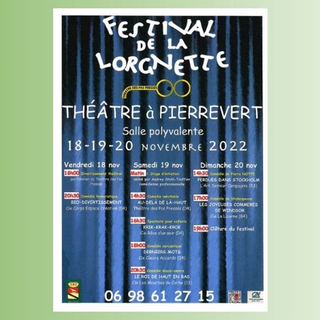 Festival de la Lorgnette à Pierrevert