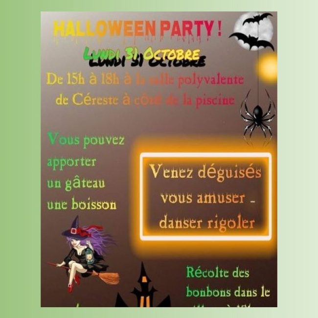 Halloween party à Céreste
