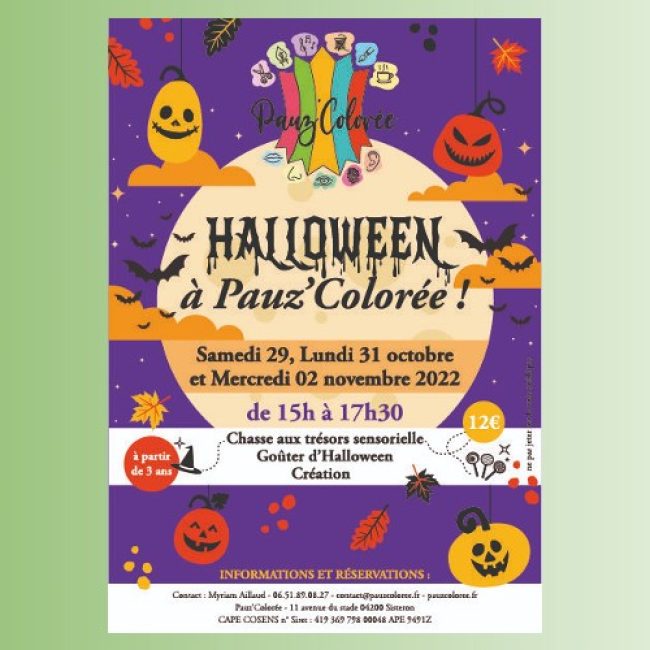 Halloween à Pauz&rsquo;Colorée à Sisteron