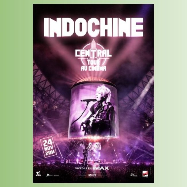 Projection du concert Indochine à Sisteron