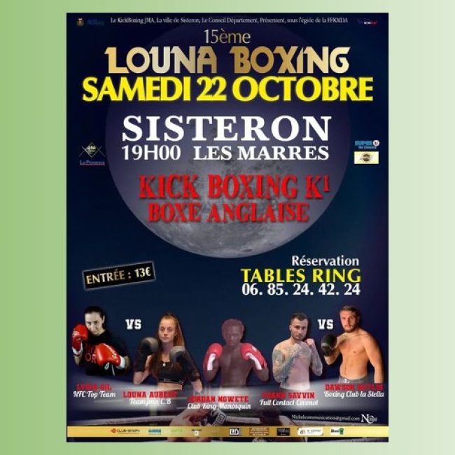 15ème Louna Kickboxing Sisteron